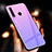 Custodia Silicone Specchio Laterale Sfumato Arcobaleno Cover per Huawei Honor 20E Viola