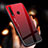 Custodia Silicone Specchio Laterale Sfumato Arcobaleno Cover per Huawei Honor 20i Rosso