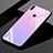 Custodia Silicone Specchio Laterale Sfumato Arcobaleno Cover per Huawei Honor 8X Max Rosa