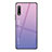 Custodia Silicone Specchio Laterale Sfumato Arcobaleno Cover per Huawei Honor 9X Rosa