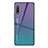 Custodia Silicone Specchio Laterale Sfumato Arcobaleno Cover per Huawei Honor 9X Viola