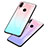 Custodia Silicone Specchio Laterale Sfumato Arcobaleno Cover per Huawei Honor Play