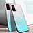 Custodia Silicone Specchio Laterale Sfumato Arcobaleno Cover per Huawei Honor V30 5G
