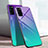 Custodia Silicone Specchio Laterale Sfumato Arcobaleno Cover per Huawei Honor V30 5G