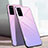 Custodia Silicone Specchio Laterale Sfumato Arcobaleno Cover per Huawei Honor V30 Pro 5G Rosa