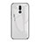 Custodia Silicone Specchio Laterale Sfumato Arcobaleno Cover per Huawei Maimang 6 Bianco