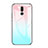 Custodia Silicone Specchio Laterale Sfumato Arcobaleno Cover per Huawei Mate 10 Lite Cielo Blu