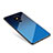 Custodia Silicone Specchio Laterale Sfumato Arcobaleno Cover per Huawei Mate 20 Blu