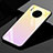 Custodia Silicone Specchio Laterale Sfumato Arcobaleno Cover per Huawei Mate 30 Oro