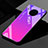 Custodia Silicone Specchio Laterale Sfumato Arcobaleno Cover per Huawei Mate 30 Pro Rosa Caldo