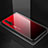 Custodia Silicone Specchio Laterale Sfumato Arcobaleno Cover per Huawei Nova 5 Rosso