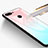 Custodia Silicone Specchio Laterale Sfumato Arcobaleno Cover per Huawei P Smart