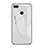 Custodia Silicone Specchio Laterale Sfumato Arcobaleno Cover per Huawei P Smart Bianco