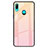 Custodia Silicone Specchio Laterale Sfumato Arcobaleno Cover per Huawei P Smart Z Rosa