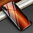 Custodia Silicone Specchio Laterale Sfumato Arcobaleno Cover per Huawei P30 Arancione