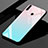 Custodia Silicone Specchio Laterale Sfumato Arcobaleno Cover per Huawei P30 Lite