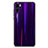Custodia Silicone Specchio Laterale Sfumato Arcobaleno Cover per Huawei P30 Pro Viola