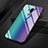 Custodia Silicone Specchio Laterale Sfumato Arcobaleno Cover per LG G7