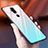Custodia Silicone Specchio Laterale Sfumato Arcobaleno Cover per Nokia 7.1 Plus Cielo Blu