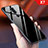 Custodia Silicone Specchio Laterale Sfumato Arcobaleno Cover per Nokia X7 Nero