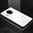 Custodia Silicone Specchio Laterale Sfumato Arcobaleno Cover per OnePlus 7T Bianco