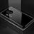 Custodia Silicone Specchio Laterale Sfumato Arcobaleno Cover per OnePlus 7T Nero