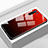 Custodia Silicone Specchio Laterale Sfumato Arcobaleno Cover per Oppo A91 Rosso