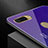 Custodia Silicone Specchio Laterale Sfumato Arcobaleno Cover per Oppo AX7