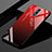 Custodia Silicone Specchio Laterale Sfumato Arcobaleno Cover per Oppo K3 Rosso