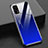 Custodia Silicone Specchio Laterale Sfumato Arcobaleno Cover per Realme X7 Pro 5G