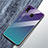 Custodia Silicone Specchio Laterale Sfumato Arcobaleno Cover per Samsung Galaxy A40 Cielo Blu