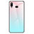 Custodia Silicone Specchio Laterale Sfumato Arcobaleno Cover per Samsung Galaxy A6s Cielo Blu