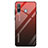 Custodia Silicone Specchio Laterale Sfumato Arcobaleno Cover per Samsung Galaxy A8s SM-G8870