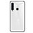 Custodia Silicone Specchio Laterale Sfumato Arcobaleno Cover per Samsung Galaxy A9s Bianco