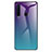 Custodia Silicone Specchio Laterale Sfumato Arcobaleno Cover per Samsung Galaxy A9s Multicolore