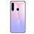 Custodia Silicone Specchio Laterale Sfumato Arcobaleno Cover per Samsung Galaxy A9s Viola
