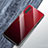 Custodia Silicone Specchio Laterale Sfumato Arcobaleno Cover per Samsung Galaxy Note 10 Plus 5G Rosso