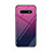 Custodia Silicone Specchio Laterale Sfumato Arcobaleno Cover per Samsung Galaxy S10 5G Viola