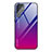 Custodia Silicone Specchio Laterale Sfumato Arcobaleno Cover per Samsung Galaxy S21 Ultra 5G