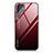 Custodia Silicone Specchio Laterale Sfumato Arcobaleno Cover per Samsung Galaxy S21 Ultra 5G