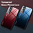 Custodia Silicone Specchio Laterale Sfumato Arcobaleno Cover per Samsung Galaxy S22 5G