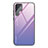 Custodia Silicone Specchio Laterale Sfumato Arcobaleno Cover per Samsung Galaxy S23 Ultra 5G