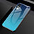 Custodia Silicone Specchio Laterale Sfumato Arcobaleno Cover per Vivo X50 Pro 5G