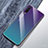 Custodia Silicone Specchio Laterale Sfumato Arcobaleno Cover per Xiaomi CC9e