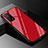 Custodia Silicone Specchio Laterale Sfumato Arcobaleno Cover per Xiaomi Mi 10T Pro 5G Rosso