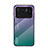 Custodia Silicone Specchio Laterale Sfumato Arcobaleno Cover per Xiaomi Mi 11 Ultra 5G Viola