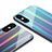 Custodia Silicone Specchio Laterale Sfumato Arcobaleno Cover per Xiaomi Mi 8 Explorer