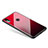 Custodia Silicone Specchio Laterale Sfumato Arcobaleno Cover per Xiaomi Mi 8 Rosso