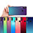 Custodia Silicone Specchio Laterale Sfumato Arcobaleno Cover per Xiaomi Mi 8 SE