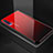 Custodia Silicone Specchio Laterale Sfumato Arcobaleno Cover per Xiaomi Mi 9 Lite Rosso